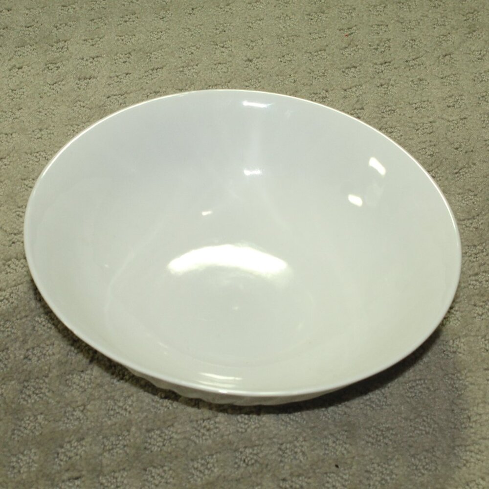 Gibson Houseware White Swirl 9.25" Serving Bowl